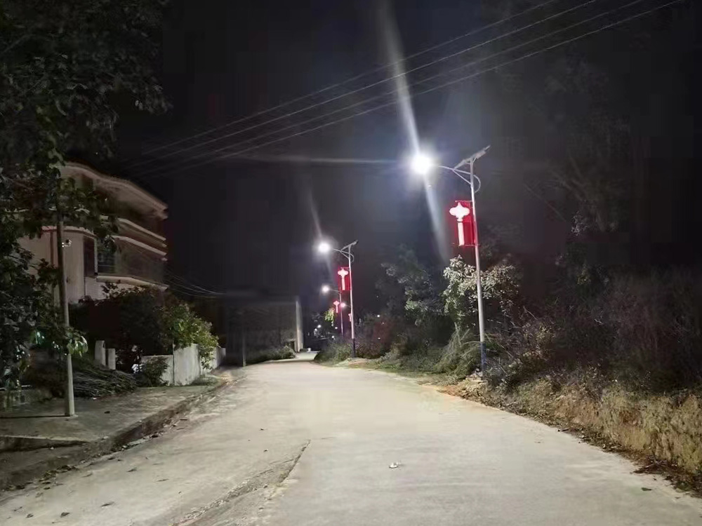 咸阳新农村LED太阳能路灯成功案例